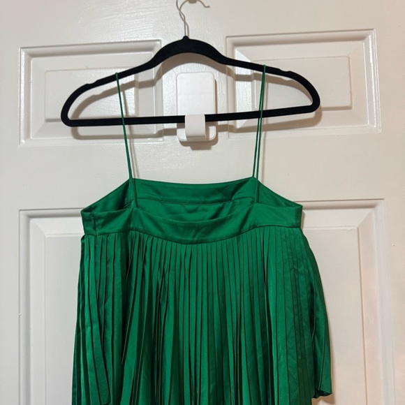 Acler Cedar Pleated Dress Emerald Green Size US 2 AU 6 $465 - Picture 8 of 11